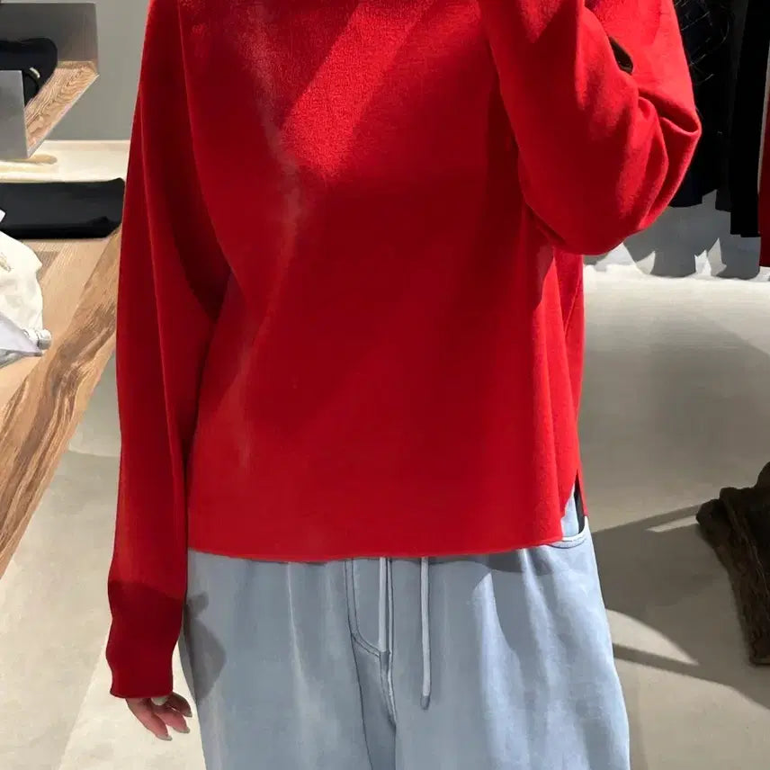 [BUNJANG] Vatoner Red Knit Sweater / 바토너 레드 니트