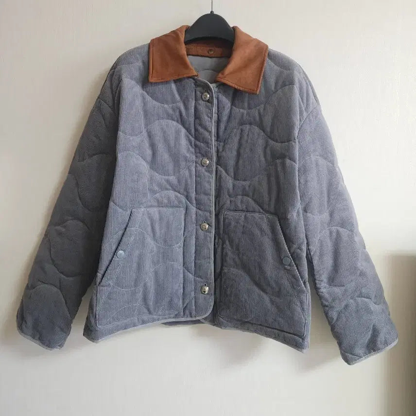 [BUNJANG] Time Style Corduroy Goose Down Jacket / 타임 스타일 코듀로이 구스 다운 자켓 점퍼 한섬 (정품X)