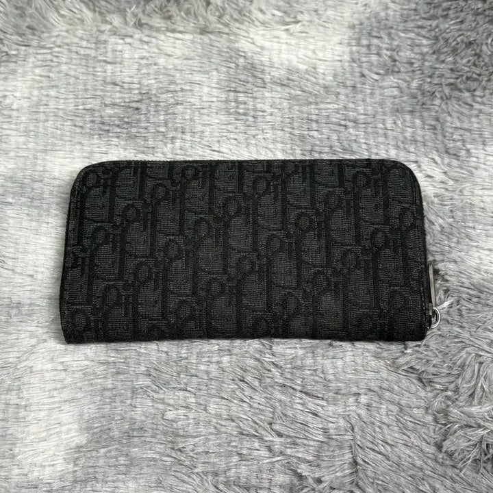 [BUNJANG] Dior Oblique Zip Long Wallet Black / [OS] 디올 오블리크 지퍼 장지갑 블랙