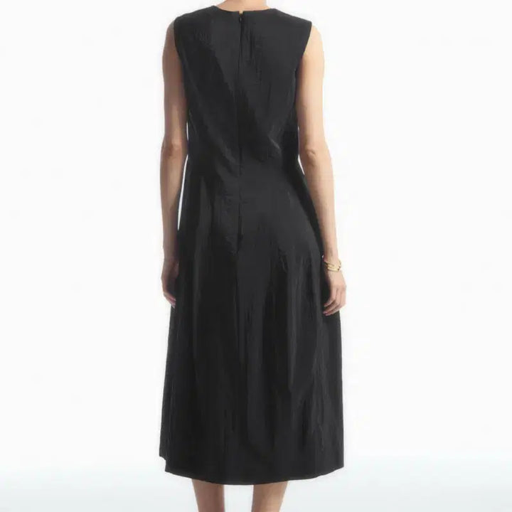 [BUNJANG] COS Sleeveless Topstitch Midi Dress / COS 슬리브리스 탑스티치 미디 드레스