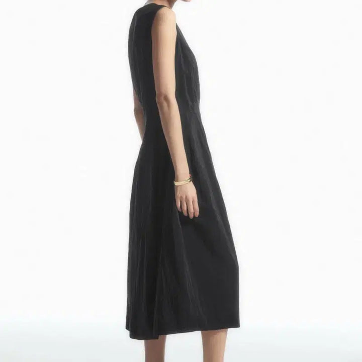 [BUNJANG] COS Sleeveless Topstitch Midi Dress / COS 슬리브리스 탑스티치 미디 드레스