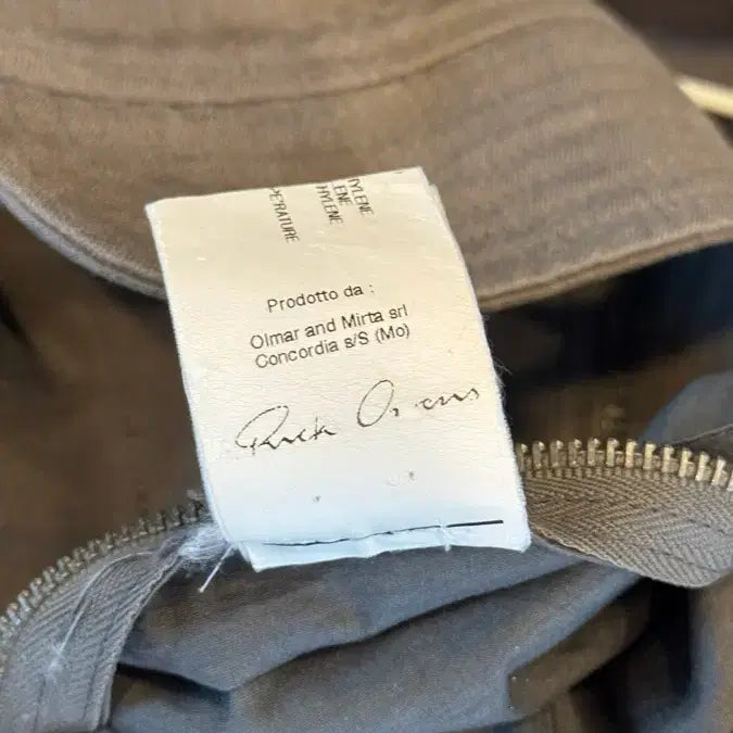 [BUNJANG] Rick Owens Archive High-Neck Zip-Up Jacket / Rick Owens 아카이브 하이넥 집업