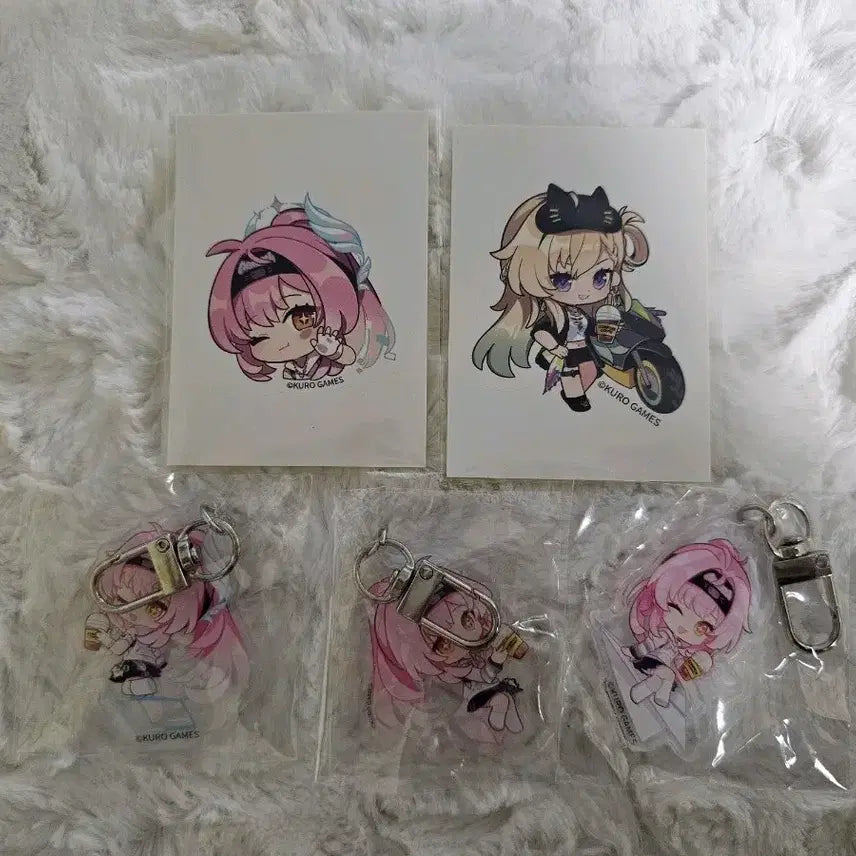 [BUNJANG] Myosho Compose Ames Acrylic Keyring Bundle Set / 명조 컴포즈 에이메스 아크릴 키링 일괄