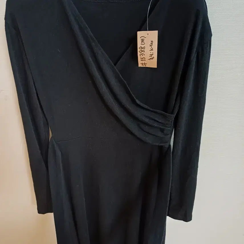 [BUNJANG] Black Wrap Long Dress / 랩원피스 판매합니다