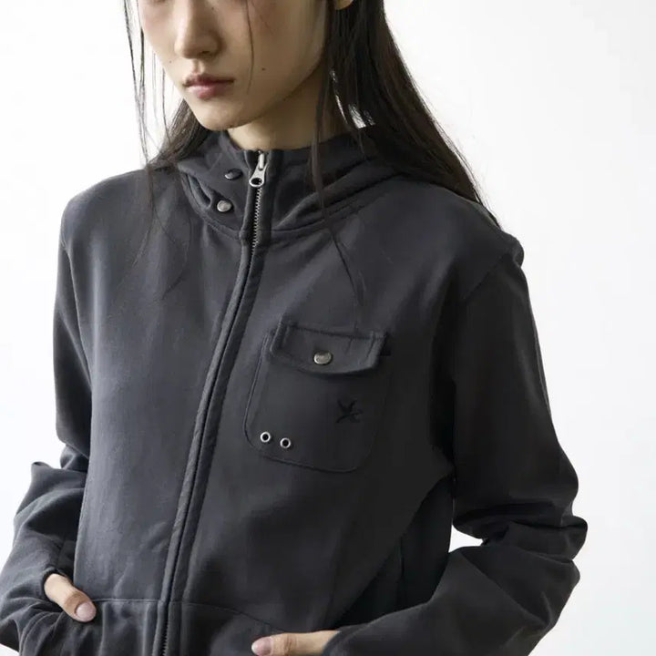 [SOLD OUT] 더콜디 TCM easy pocket hooded zip-up