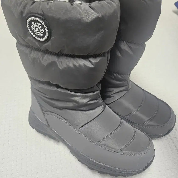 [BUNJANG] Generic Winter Padded Fur Boots - Black 245 / 여성 패딩 털 부츠 겨울 털신 블랙245