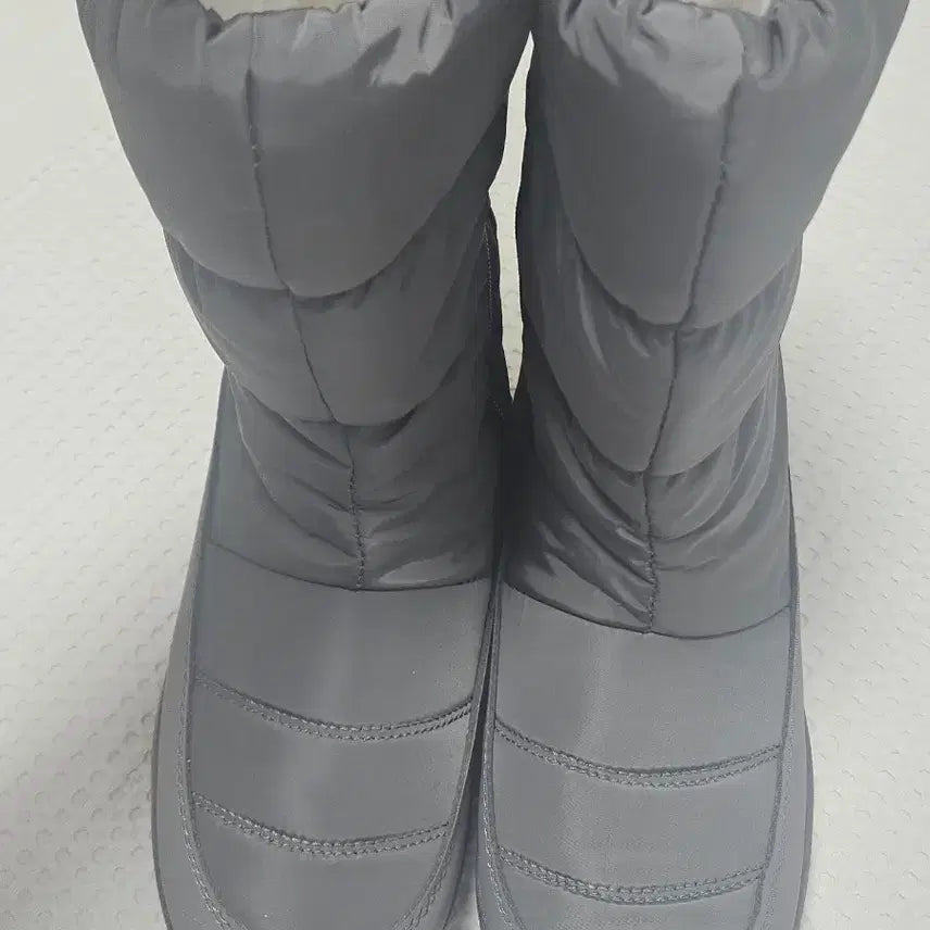 [BUNJANG] Generic Winter Padded Fur Boots - Black 245 / 여성 패딩 털 부츠 겨울 털신 블랙245