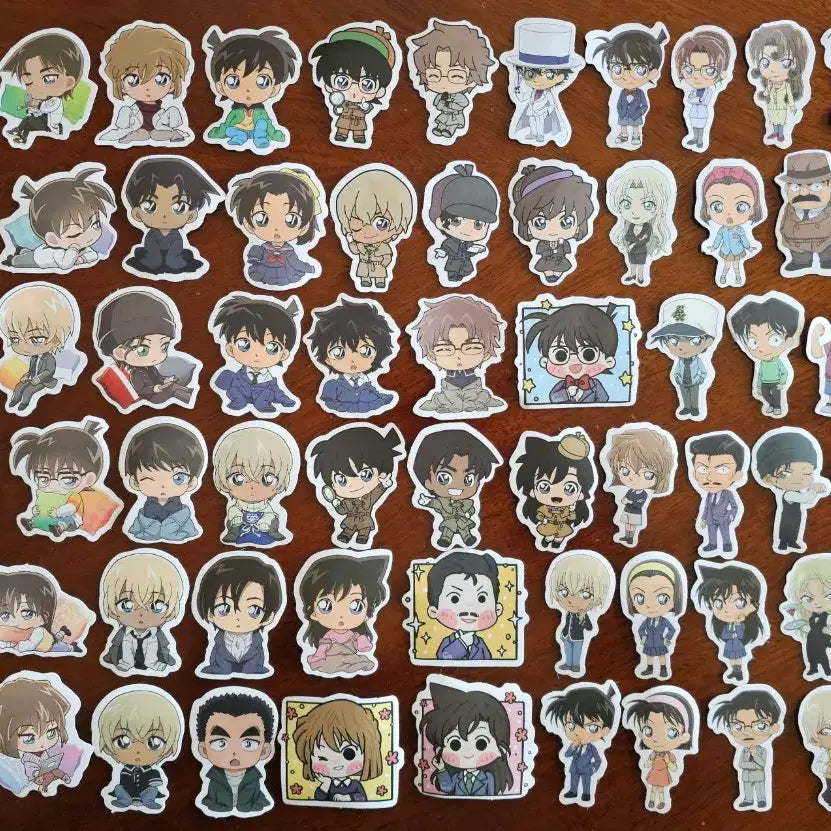 [BUNJANG] Detective Conan SD Sticker Set / 코난 sd 조각 스티커 판매합니다.