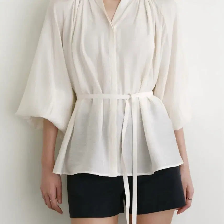 [BUNJANG] SIE Airlie Shirring Blouse / 시에 SIE 아일리 셔링 블라우스
