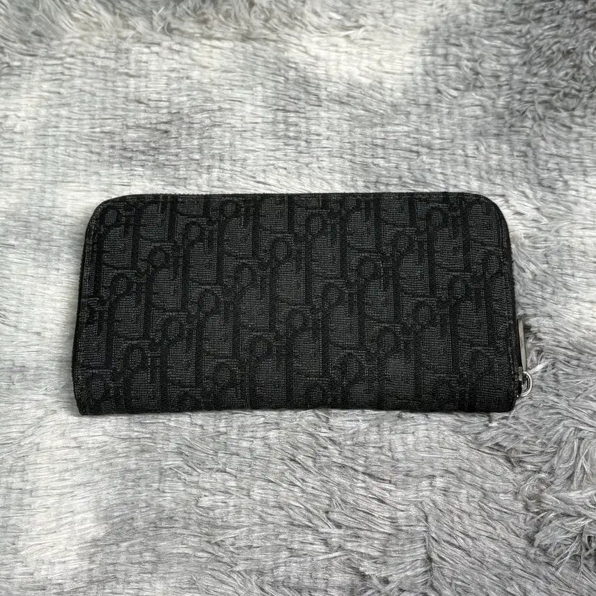 [BUNJANG] Dior Oblique Zip Long Wallet Black / [OS] 디올 오블리크 지퍼 장지갑 블랙