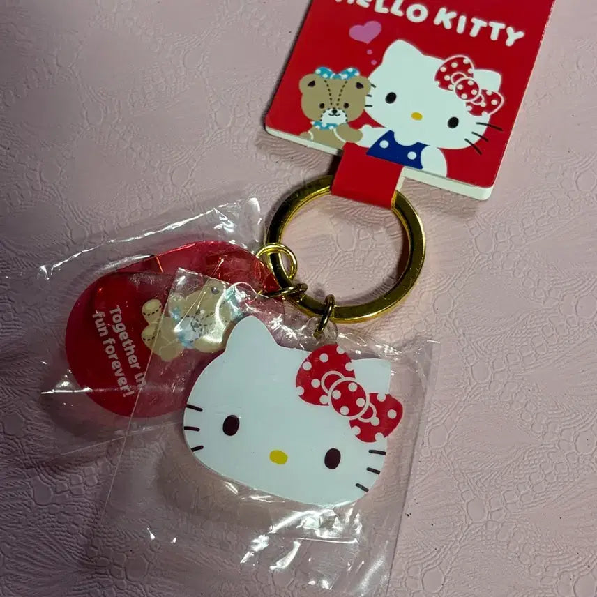 [BUNJANG] Hello Kitty Keyring Set (Red/White) / 헬로키티 키링 세트 (레드/화이트)