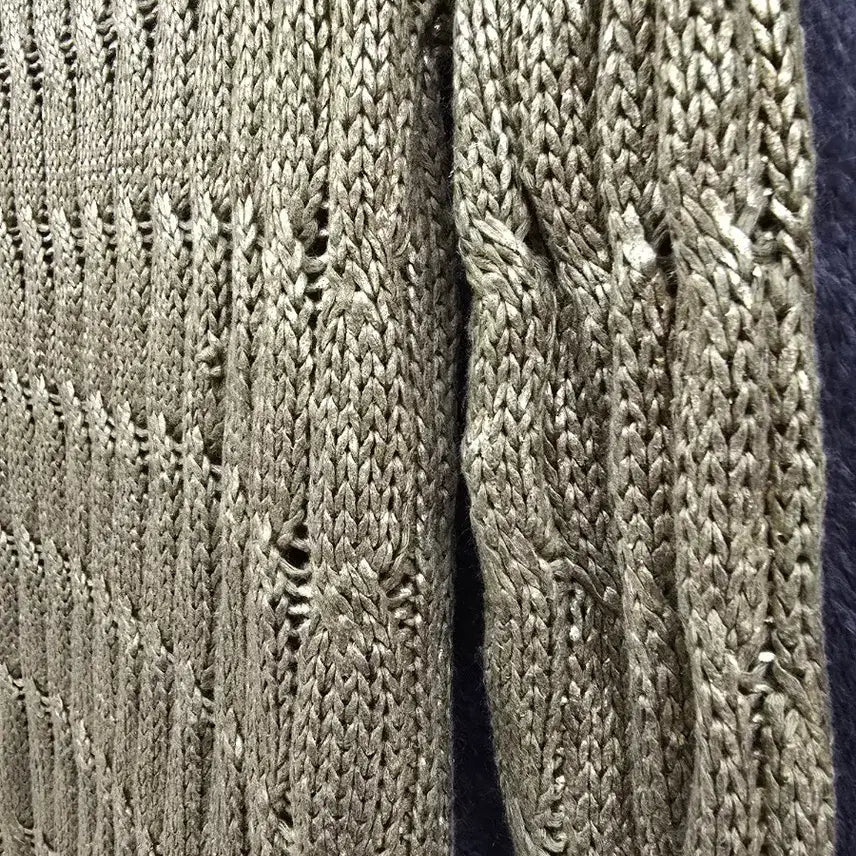 [SOLD OUT] BLUE PEPE 금색 니트 롱 가디건