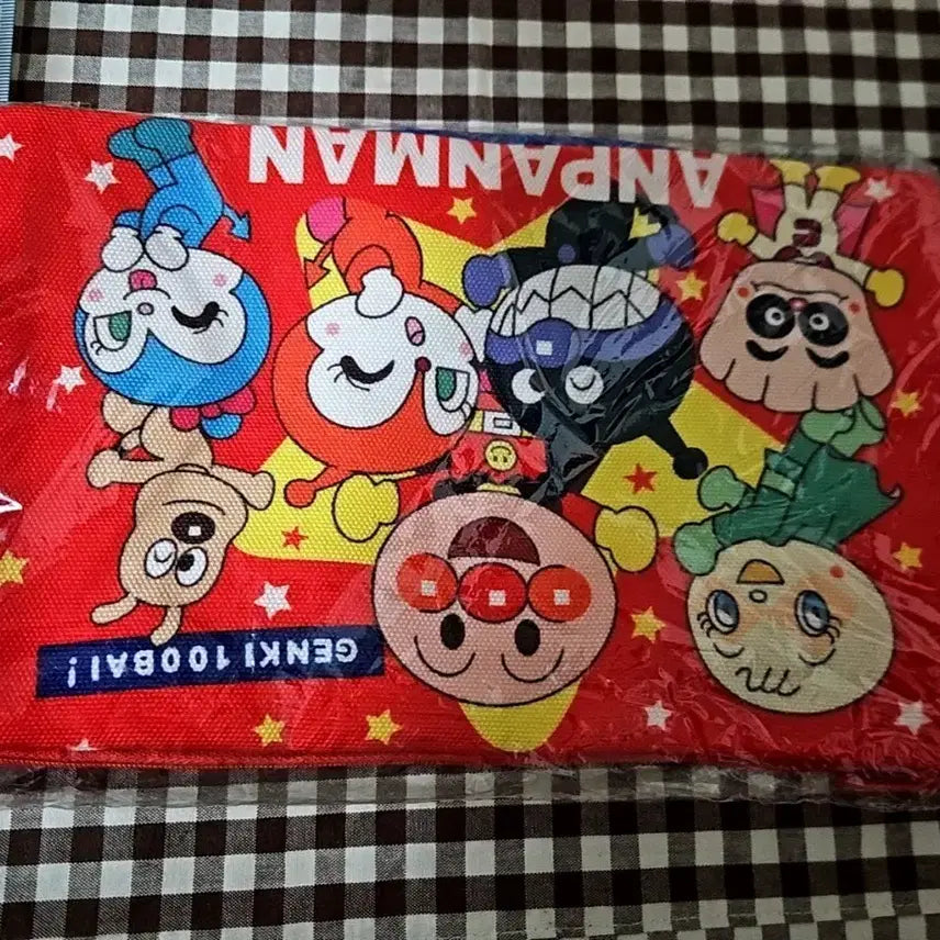 [BUNJANG] Anpanman Pouch with Strap / 앙팡맨 파우치/지갑 새상품 (스트랩 포함) 귀여움 끝판왕