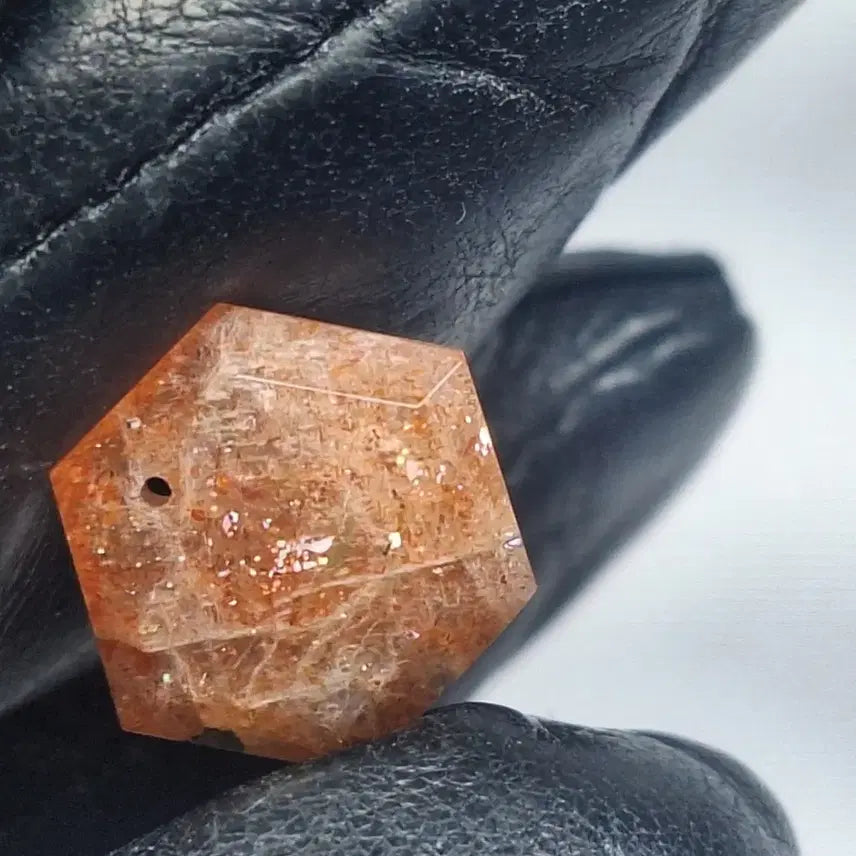 [BUNJANG] Natural Sunstone Hexagonal Crystal / 자기치유력최강태양에너지기운 조화와균형상징  천연썬스톤 헥사