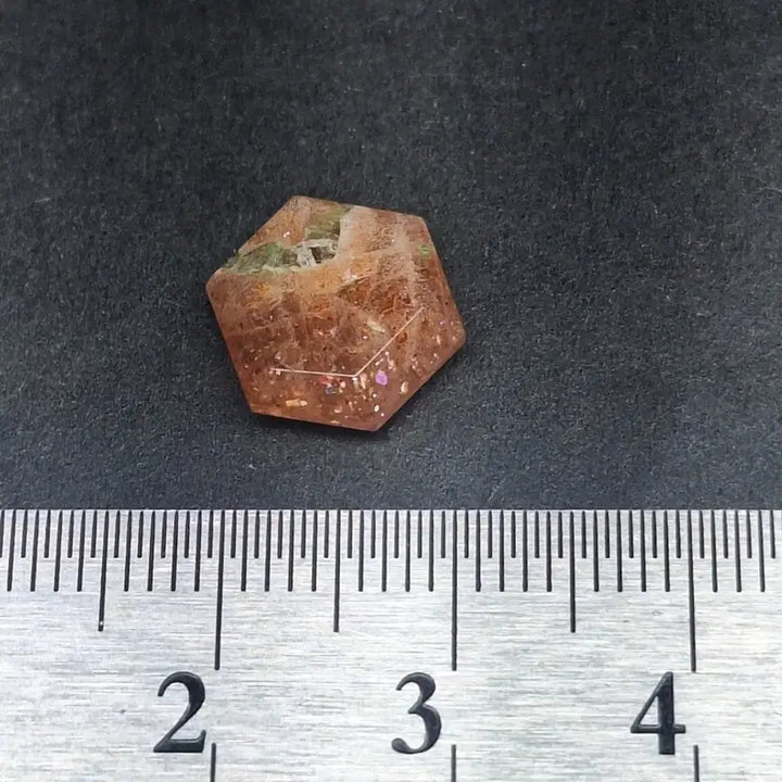[BUNJANG] Natural Sunstone Hexagonal Crystal / 자기치유력최강태양에너지기운 조화와균형상징  천연썬스톤 헥사