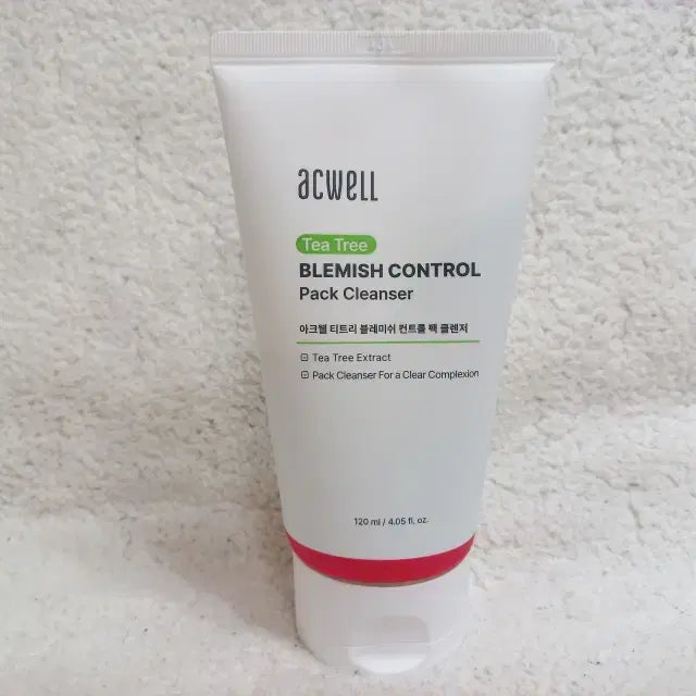 [BUNJANG] Acwell Tea Tree Blemish Control Pack Cleanser 120ml / 아크웰 티트리 블레미쉬 컨트롤 팩 클렌저 120ml