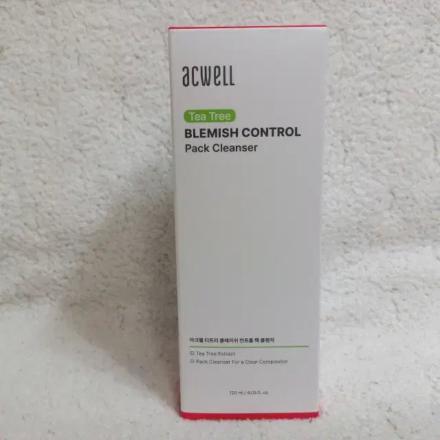 [BUNJANG] Acwell Tea Tree Blemish Control Pack Cleanser 120ml / 아크웰 티트리 블레미쉬 컨트롤 팩 클렌저 120ml