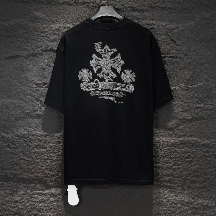 [BUNJANG] Chrome Hearts Big Logo Embroidered Hoodie - White / 111111111