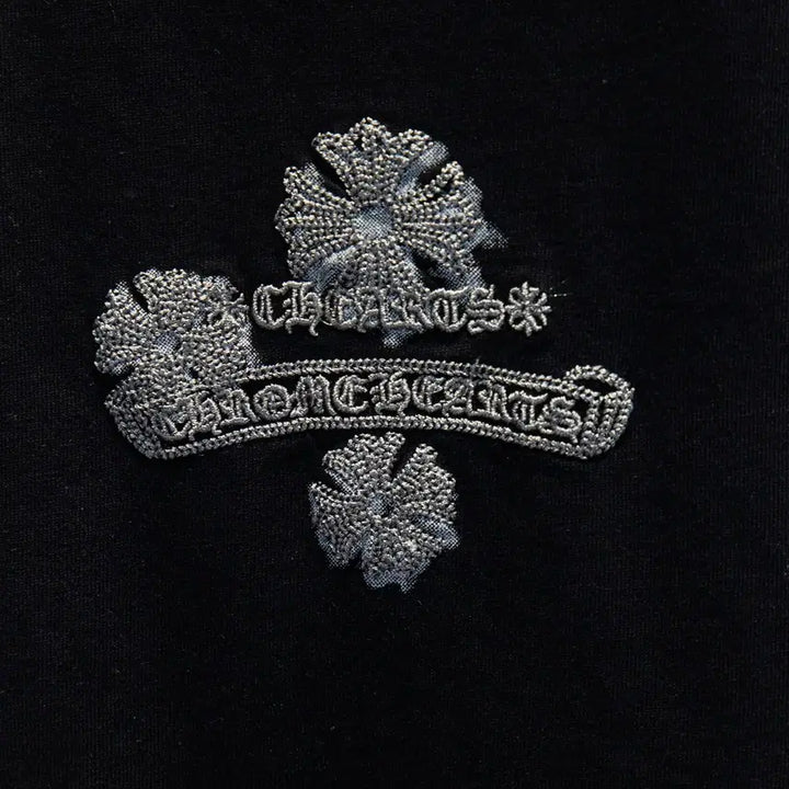 [BUNJANG] Chrome Hearts Big Logo Embroidered Hoodie - White / 111111111