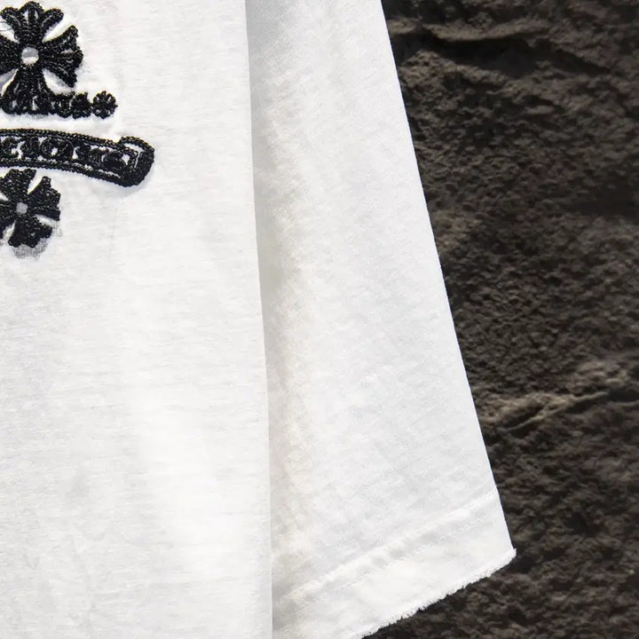 [BUNJANG] Chrome Hearts Big Logo Embroidered Hoodie - White / 111111111