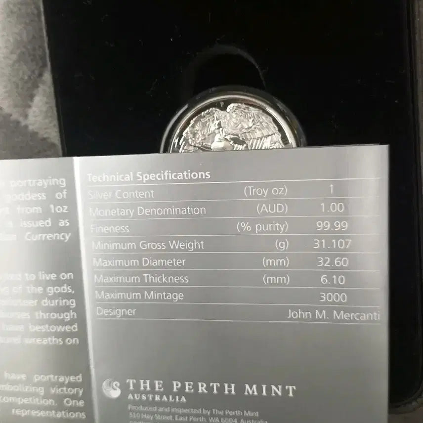 [BUNJANG] Victory Goddess Silver Coin / 승리의여신 은화