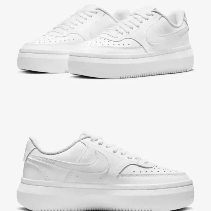[BUNJANG] Nike Court Vision Alta White Sneakers / 나이키 코트 비전 알타 흰색 운동화