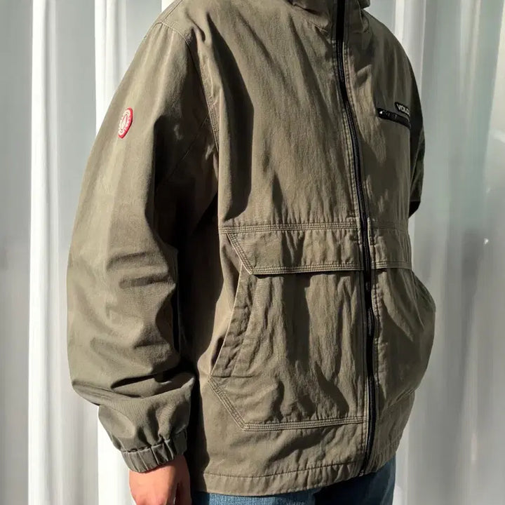 [BUNJANG] Volcom Camper Hooded Jacket / [XL]VOLCOM 볼컴 세미 루즈 캠퍼 후드 자켓