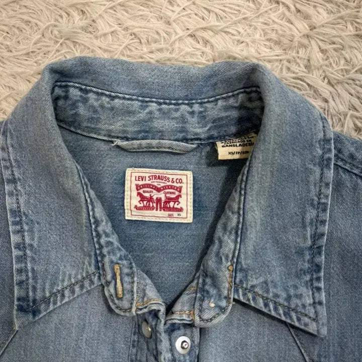 [BUNJANG] Levi's Western Snap Shirt / 리바이스 웨스턴 스냅 셔츠/#3272