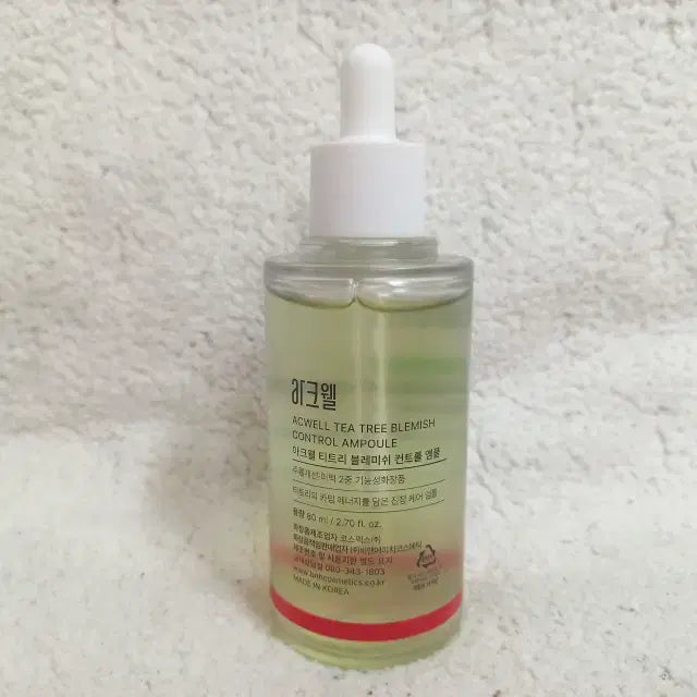 [BUNJANG] Acwell Tea Tree Blemish Control Ampoule 80ml / 아크웰 티트리 블레미쉬 컨트롤 앰플 80ml
