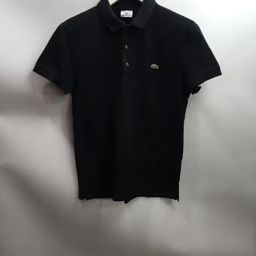 [BUNJANG] Lacoste Polo Shirt (4) - Black / 라코스테 반팔 피케 폴로 셔츠 (4) 3.5