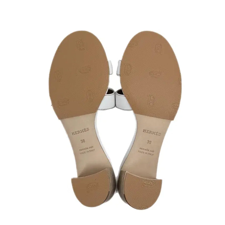 [BUNJANG] Hermès Oasis Sandals White (38) / [정품] 에르메스 오아시스 샌들 화이트 (38)