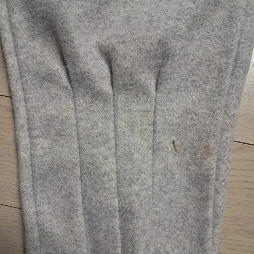 [BUNJANG] Gray Wool Blend Banding Pants / 회색 밴딩 울 팬츠