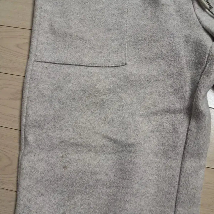 [BUNJANG] Gray Wool Blend Banding Pants / 회색 밴딩 울 팬츠