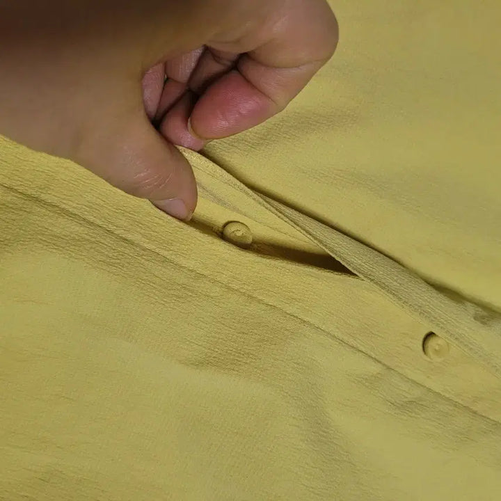 [BUNJANG] Kuho Stand Collar Oversized Blouse / 구호 오버핏 면+마 스탠드 칼라 긴팔 블라우스