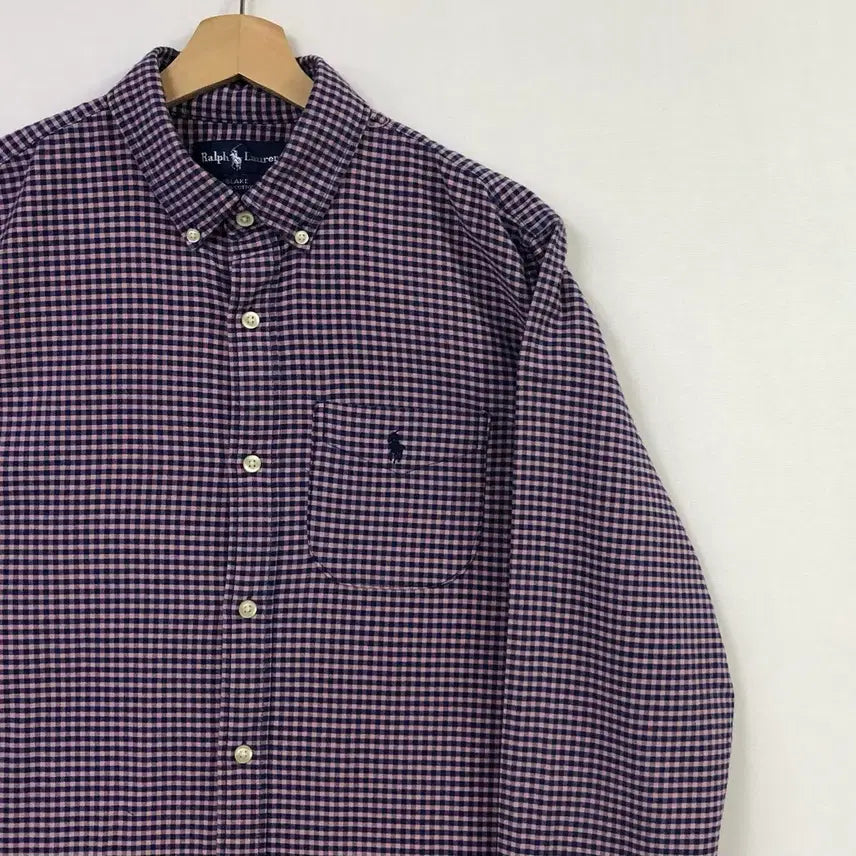 [BUNJANG] Polo Oxford Check Shirt / L 폴로 옥스포드 체크 셔츠