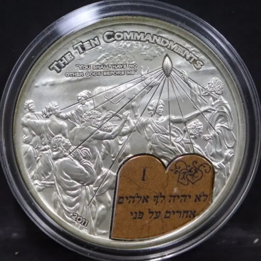 [BUNJANG] Palau 2011 Ten Commandments Silver Coin / 귀한 2011년 팔라우 십계명 은화
