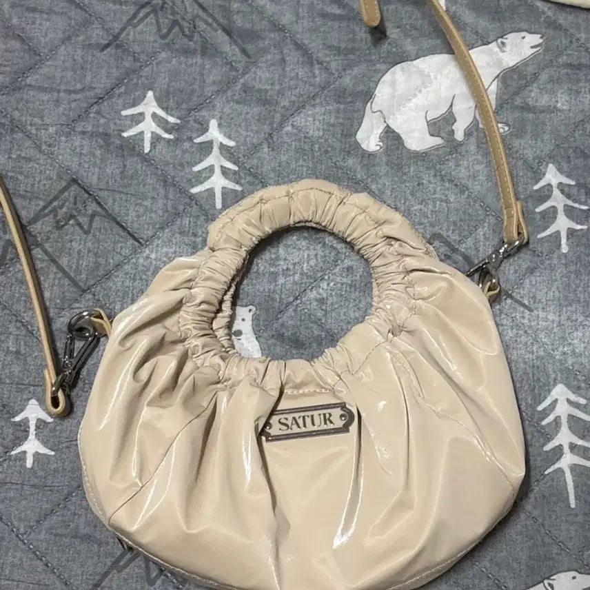 [BUNJANG] Setter Scrunchie Mini Tote Bag / 세터 스크런치 미니 토트백