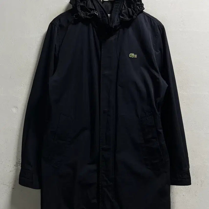 [BUNJANG] Lacoste Long Field Coat / 100 라코스테 롱 야상코트 정품