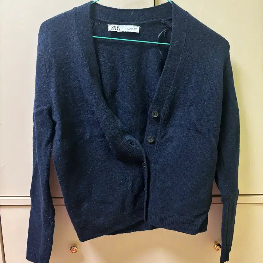 [BUNJANG] ZARA Navy Cardigan / 자라 ZARA 네이비 가디건
