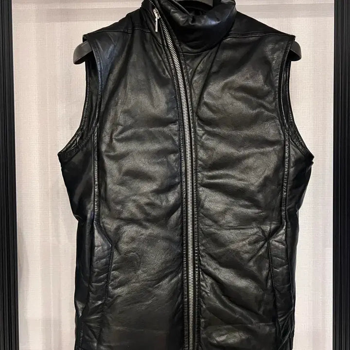 [BUNJANG] Rick Owens Molino Leather Vest / 48) 릭오웬스 몰리노 레더 베스트