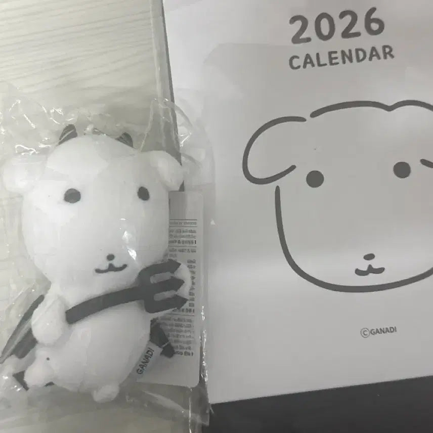 [BUNJANG] Ganadi Devil Doll + 2026 Calendar Bundle Set / (일괄) 가나디 악마 인형 + 2026캘린더