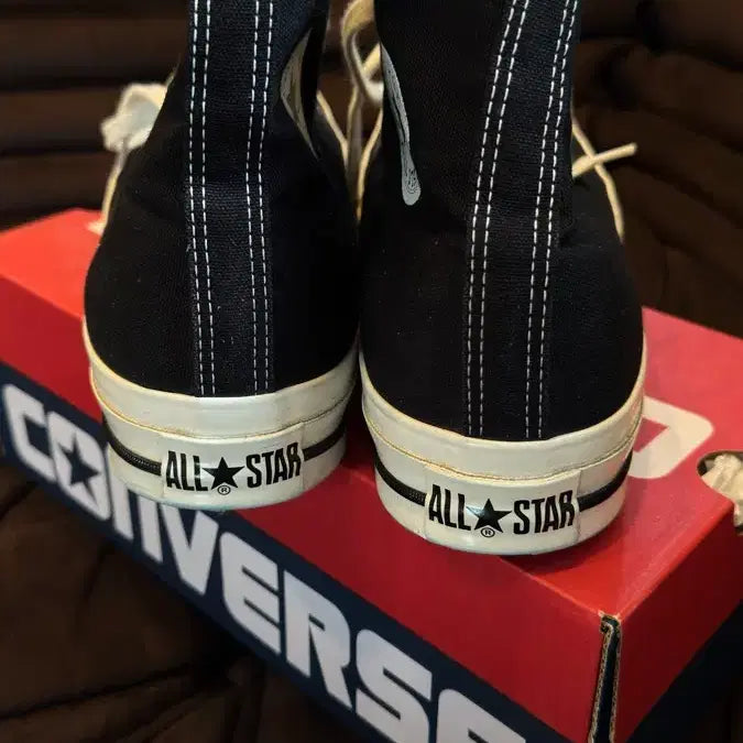 [BUNJANG] Converse All Star Square Toe High Top Sneakers / Converse All Star 스퀘어토 하이 (Made in Japan