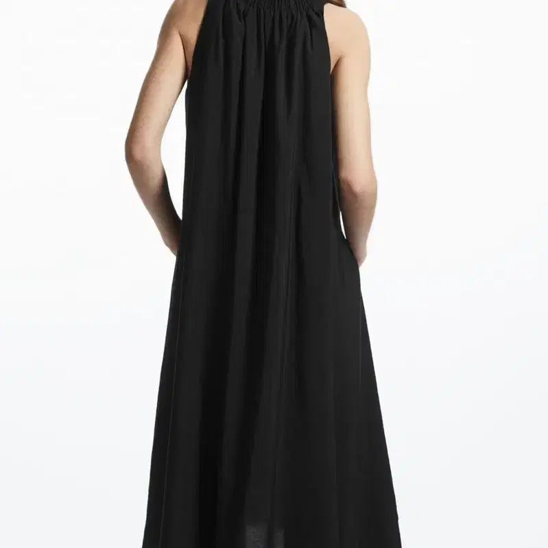 [BUNJANG] COS Racer Neck Dress Black / cos 레이서넥 드레스 블랙