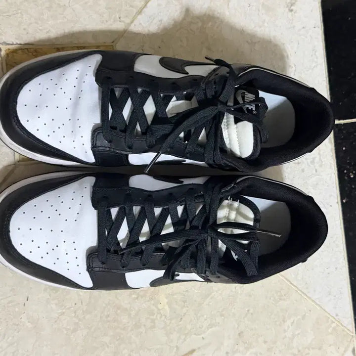 [BUNJANG] Nike Dunk Low Retro Black 280 Sneakers / 나이키 덩크로우 레트로 블랙 280