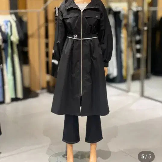 [BUNJANG] Egoist Black Long Jumper / 에고이스트 블랙 롱 점퍼