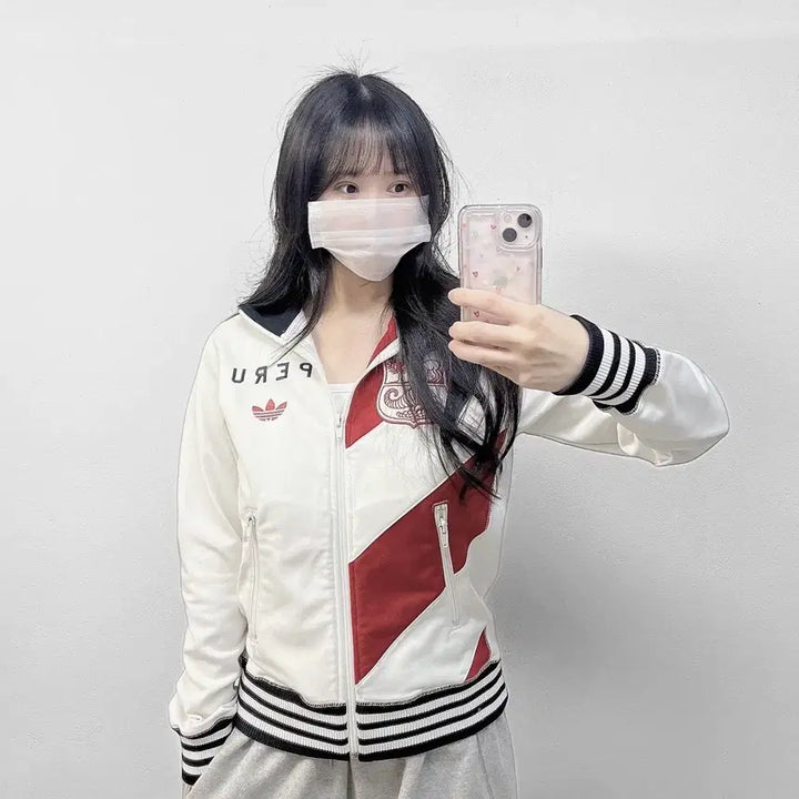 [BUNJANG] Adidas Peru Track Top Jersey White / 아디다스 페루 트랙탑 져지 화이트