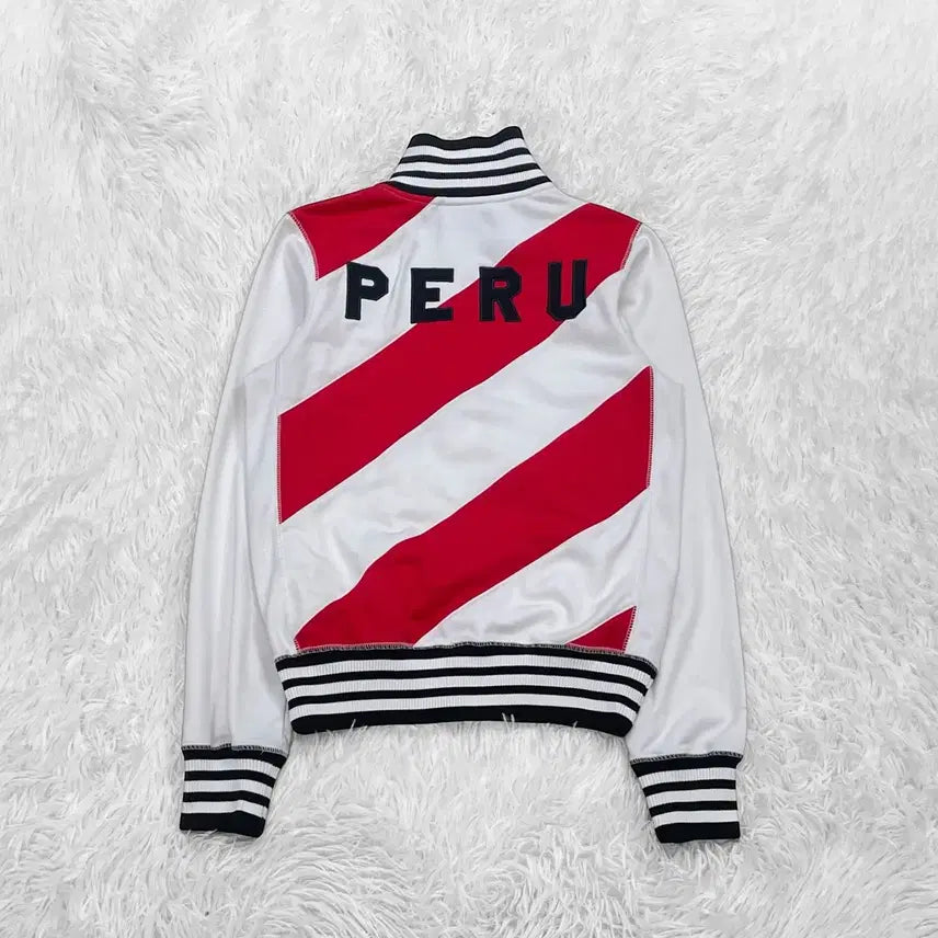 [BUNJANG] Adidas Peru Track Top Jersey White / 아디다스 페루 트랙탑 져지 화이트
