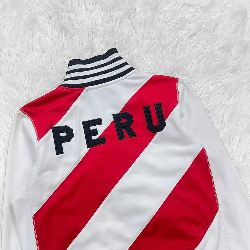 [BUNJANG] Adidas Peru Track Top Jersey White / 아디다스 페루 트랙탑 져지 화이트