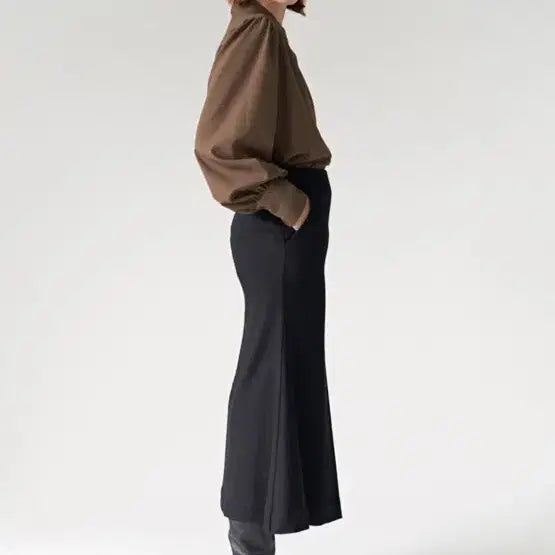 [BUNJANG] Mohan Black Flare Long Skirt / 모한 블랙 플레어 스커트