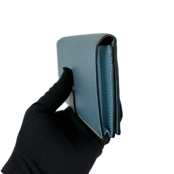 [BUNJANG] Hermès Béarn Long Wallet - Blue Leather / [정품] 에르메스 베안 장지갑 씨엘 블루